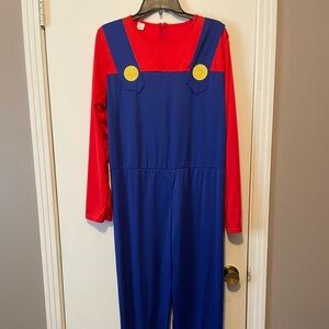 Adult Mario Costume, Unisex Medium